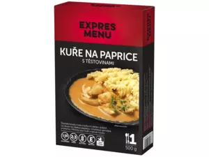 EXPRES MENU KM Kuře na paprice s těstovinami - 1 porce