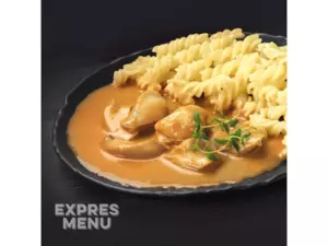 EXPRESS MENU KM Kuře na paprice s těstovinami - 1 porce