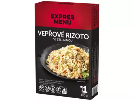 EXPRESS MENU KM Vepřové rizoto se zeleninou - 1 porce