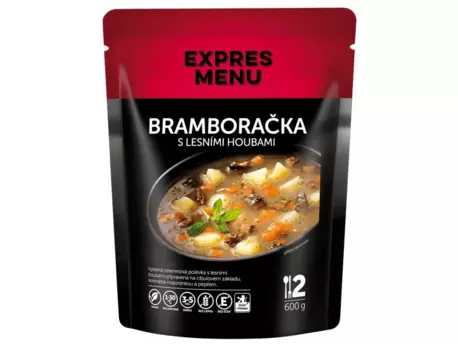 EXPRESS MENU Bramboračka s lesními houbami - 2 porce