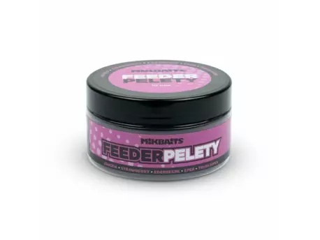 MIKBAITS Feeder pelety 100ml - Jahoda 10mm