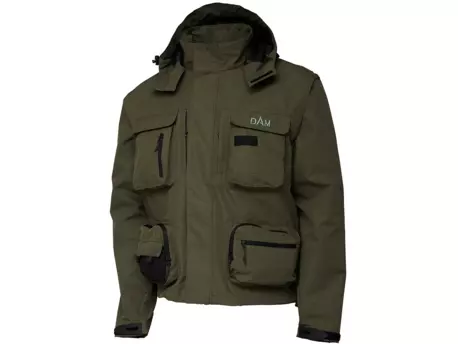 DAM nepromokavá bunda Iconic Jacket Dark Olive VÝPRODEJ