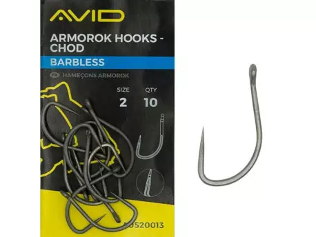 Avid Carp Háčky Armorok Hooks Chod Barbless VÝPRODEJ