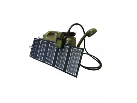 HOLDCARP Rechargeable Camping Shower 11L + Solar 10W