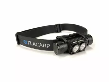 Hlásiče FLACARP - Vodotěsná nabíjecí čelovka HL3UV, bílá + UV LED