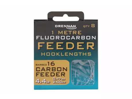 Drennan návazce Fluorocarbon Feeder Carbon Feeder vel.16 / 4,4lb