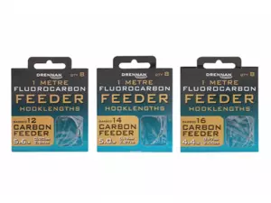 Drennan návazce Fluorocarbon Feeder Carbon Feeder vel.16 / 4,4lb