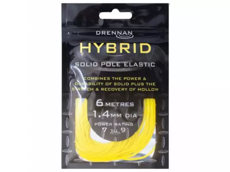 Drennan guma Hybrid Solid Pole Elastic 6m 1,4mm Yellow