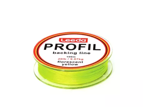 Leeda Profil Backing Line 20lb, 100m Yellow