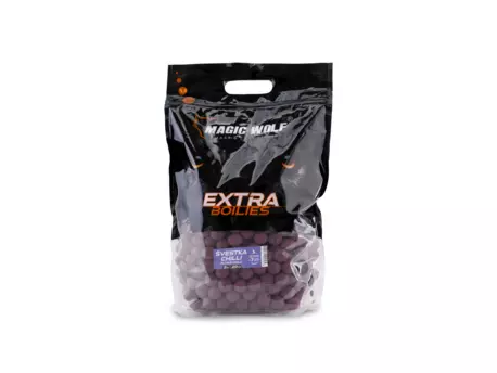 MAGIC WOLF - EXTRA Boilies 20mm CHILLI ŠVESTKA 3kg