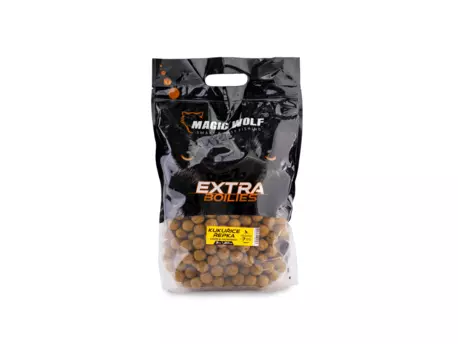 MAGIC WOLF - EXTRA Boilies 20mm KUKUŘICE/ŘEPKA 3kg