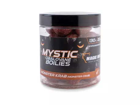 MAGIC WOLF Boilies obalované Mystic 22mm MONSTER KRAB 130g