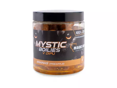 MAGIC WOLF Mystic Boilies v dipu 20mm ANANAS 160g