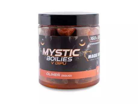 MAGIC WOLF Mystic Boilies v dipu 20mm OLIHEŇ 160g
