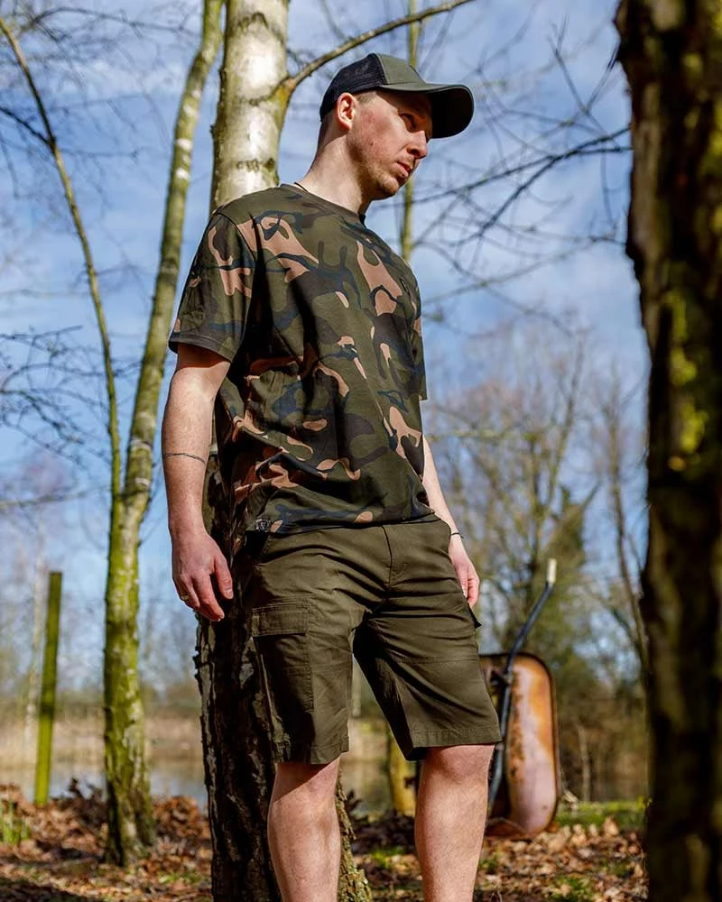 Fox Kraťasy LW Khaki Combat Short AKCE