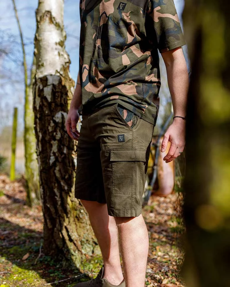 Fox Kraťasy LW Khaki Combat Short AKCE