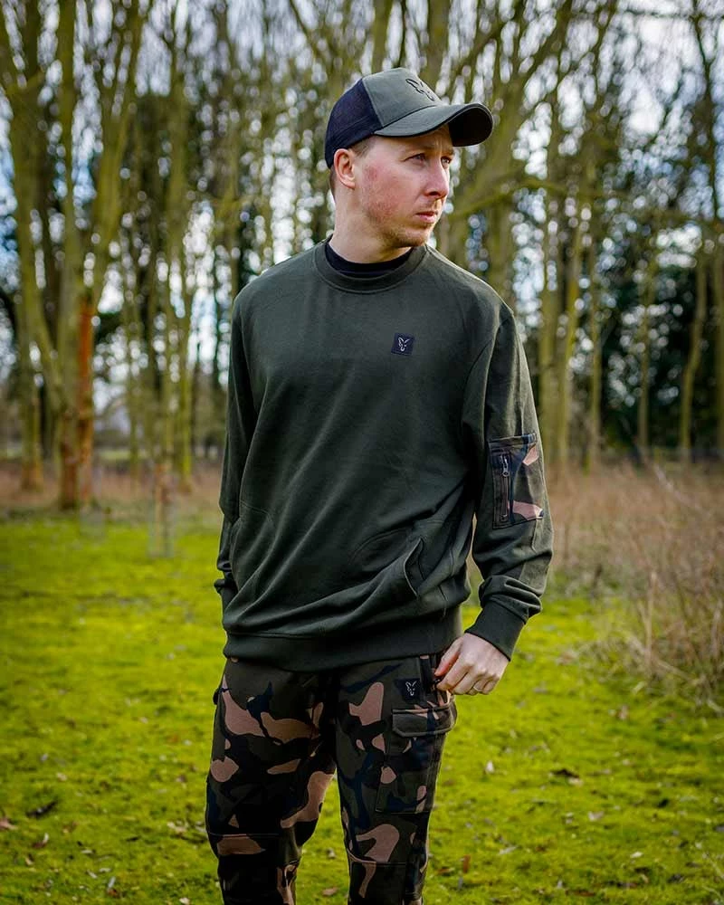 Fox Mikina LW Khaki Jumper VÝPRODEJ