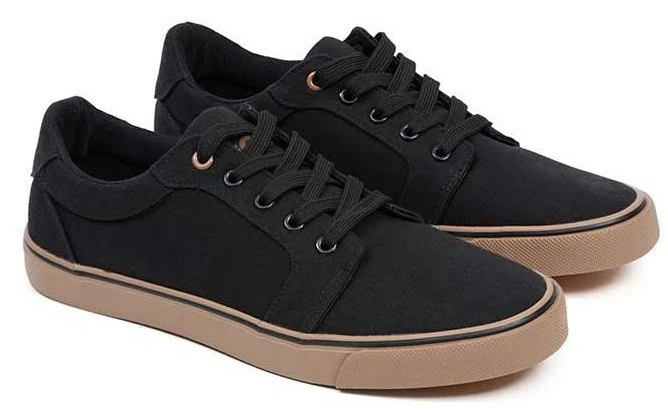 FOX Boty Black Canvas Shoe
