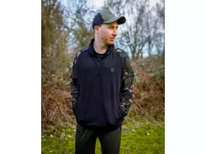 Fox Mikina LW Black Camo QTR Zip VÝPRODEJ