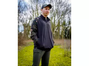Fox Mikina LW Black Camo QTR Zip VÝPRODEJ