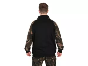 Fox Mikina LW Black Camo QTR Zip VÝPRODEJ