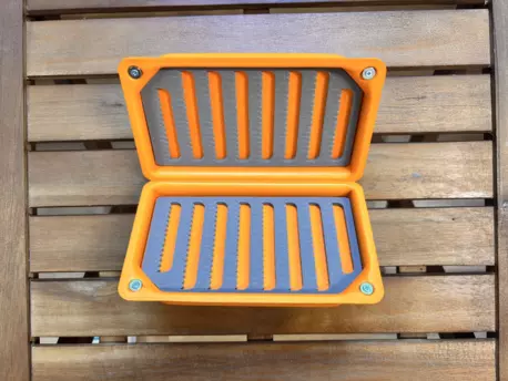 TRAPER Krabička na mušky plouvoucí oranžová