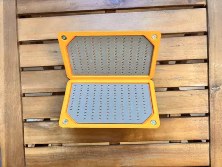 TRAPER Krabička na mušky plouvoucí oranžová nymph