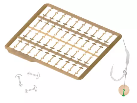 ZFISH Zarážky Boilie Caps Long 40 ks