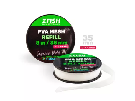 ZFISH Punčocha PVA PRO Refill 35 mm/7 + 1 m Zdarma!