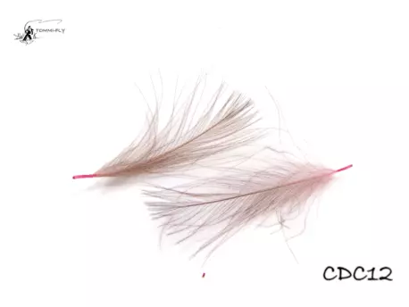TOMMI FLY CDC PEŘÍ - přírodní, světle růžová - bal. 20 ks