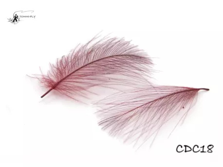 TOMMI FLY CDC PEŘÍ - přírodní, hnědá - bal. 20 ks