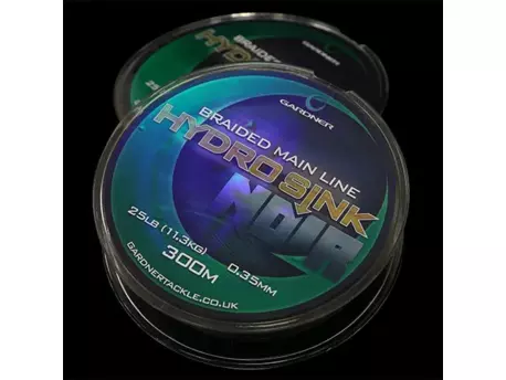 Gardner Splétaná šňůra Hydro-Sink Noir