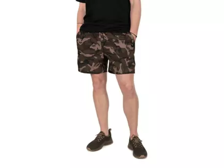 FOX Koupací Kraťasy Black / Camo LW Swim Shorts AKCE