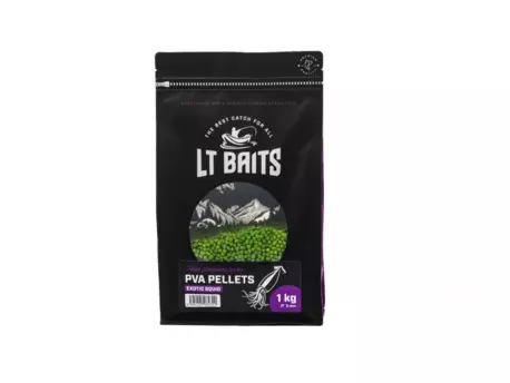 LT BAITS Squid Pepper PVA Peletky 3mm 1kg