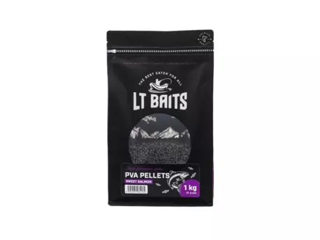 LT BAITS Sweet Salmon PVA Peletky 3mm 1kg