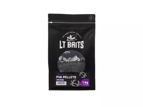 LT BAITS Top Crab PVA Peletky 3mm 1kg