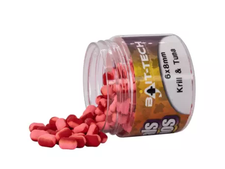 Bait-Tech Duo Col Criticals Wafters - Krill a Tuna 6x8 mm, 50 ml