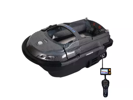 BOATMAN Zavážecí lodička VULCAN s Echolotem- Carbon