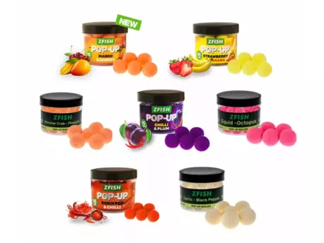 ZFISH Plovoucí Boilies Pop-Up Chilli Plum 16mm - 60g VÝPRODEJ