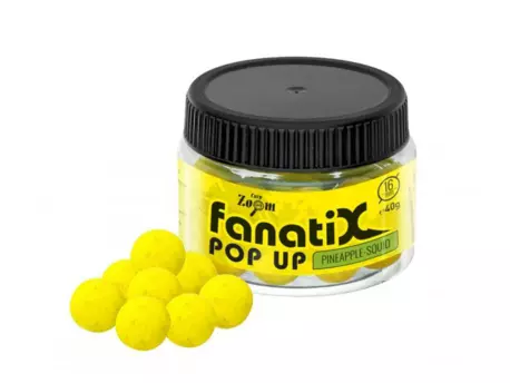Carp Zoom Fanati-X Pop Up Boilies - 40 g/16 mm/Ananas-Oliheň VÝPRODEJ