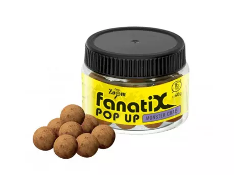 Carp Zoom Fanati-X Pop Up Boilies - 40 g/16 mm/Monster krab VÝPRODEJ