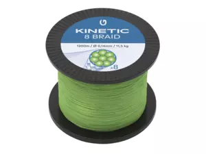 KINETIC Šňůra 8-braid metráž Zelená VÝPRODEJ