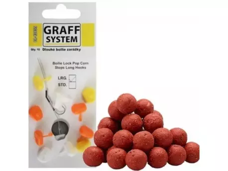 Graffishing Dlouhé boilie zarážky L kukuřice VÝPRODEJ