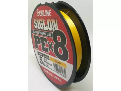 SUNLINE šňůra SIGLON PEx8 Orange 150m VÝPRODEJ