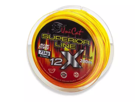 SAENGER Uni Cat šňůra 12 X Superior Line 0,37mm 200m 36 kg VÝPRODEJ