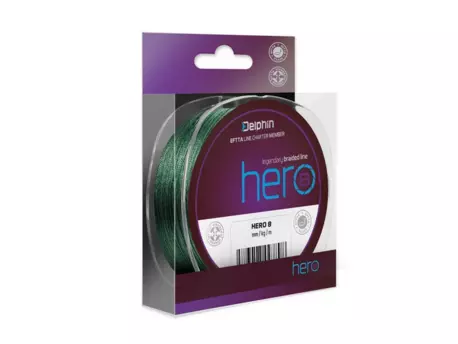 Delphin HERO 8 / zelená 0,30mm 21,4kg 117m VÝPRODEJ