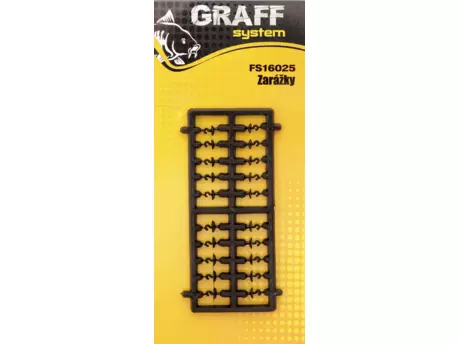 GRAFF - Zarážky klobouček hnědé VÝPRODEJ