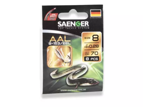 Saenger Návazec na úhoře Aal vel. 1, 8 ks/bal