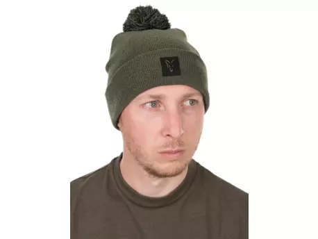 Fox Čepice Collection Bobble Hat Green Black