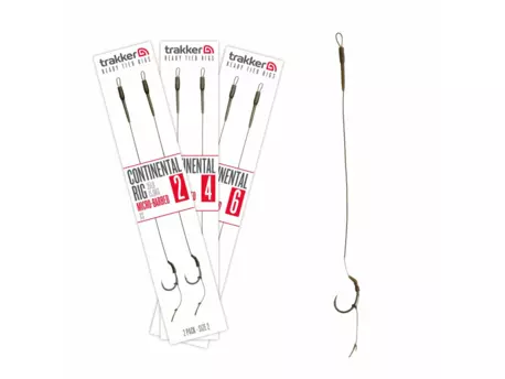 Trakker Products Trakker Hotové návazce Continental Ready Rig (Barbed) 2ks